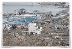 東日本大震災の時の石巻市